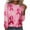 7Pink, variant on Alkepwun Women's Plus Size Breast Cancer Awareness Printed Pullover Long Sleeve Crew Neck Comfy Loose Casual Trendy Sweatshirts