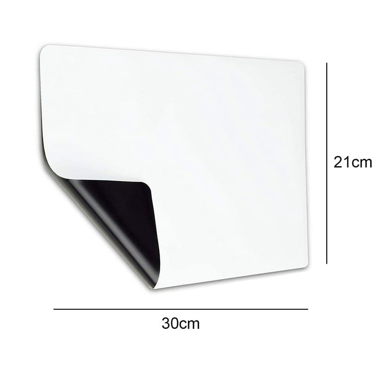  UCMD Magnetic Whiteboard Sticker, Dry Erase Sheet 17 x 12  Great for Wall Refrigerator, Bonus 4 Dry Erase Markers, 1 Magnetic Eraser-  Whiteboard Sheet : Office Products
