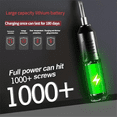 thumbnail image 5 of Electric Screwdriver,Automatic Home Repair Tool Kit with Led Light,USB Rechargeable Cordless Magnetic Screwdriver B, 5 of 7