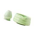 thumbnail image 2 of 2 piezas de cuencos tradicionales para matcha, utensilios para la ceremonia del matcha hechos a mano Verde claro, 2 of 9