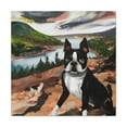 thumbnail image 2 of "Boston Terrier Regal Portrait" - Canvas, 2 of 25