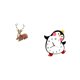 thumbnail image 5 of Escultura De Madera De Reno, Alce Y Pingüino Para Mesa, Reloj De Pared Decorativo, Funciona Con Pilas, Para Sala De Estar, Oficina, Dormitorio, Granja, Multifuncional, Decoración Del Hogar., 5 of 8