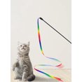 thumbnail image 3 of Colorful Ribbon Cat Teaser Wand, 3 of 5