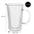 thumbnail image 4 of Tasse à Rayures à Double Paroi 350ml, Ensemble de 2, 4 of 4