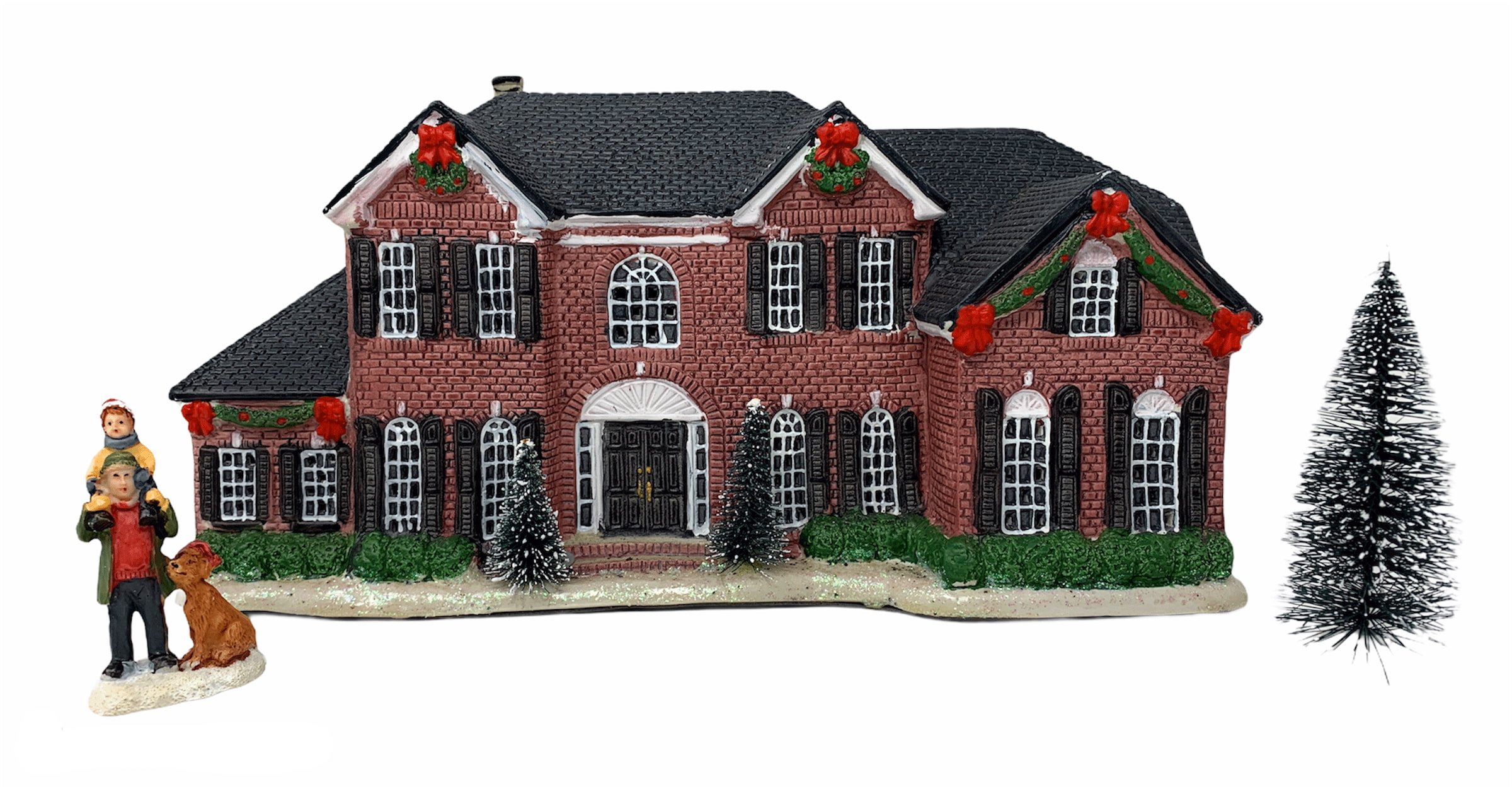 Northeast Home Goods Porcelain Neo Colonial House Miniature Lighted