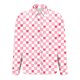 thumbnail image 5 of Camiseta de satén impresa sin forro del día de San Valentín de manga larga de las mujeres con solapa con botones, suave suéter de poliéster para primavera invierno, 5 of 9