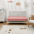 thumbnail image 3 of Comfy Cubs Muslin Crib Sheet, 100% Muslin Cotton Sheets for Standard Crib - 2 Pack, Dusty Rose and Blush, 3 of 7