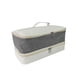 thumbnail image 2 of Bolsa de almacenamiento para secador de pelo de viaje, estuche de transporte de doble capa con divisor, maleta a prueba de polvo para peluqueros,, 2 of 8