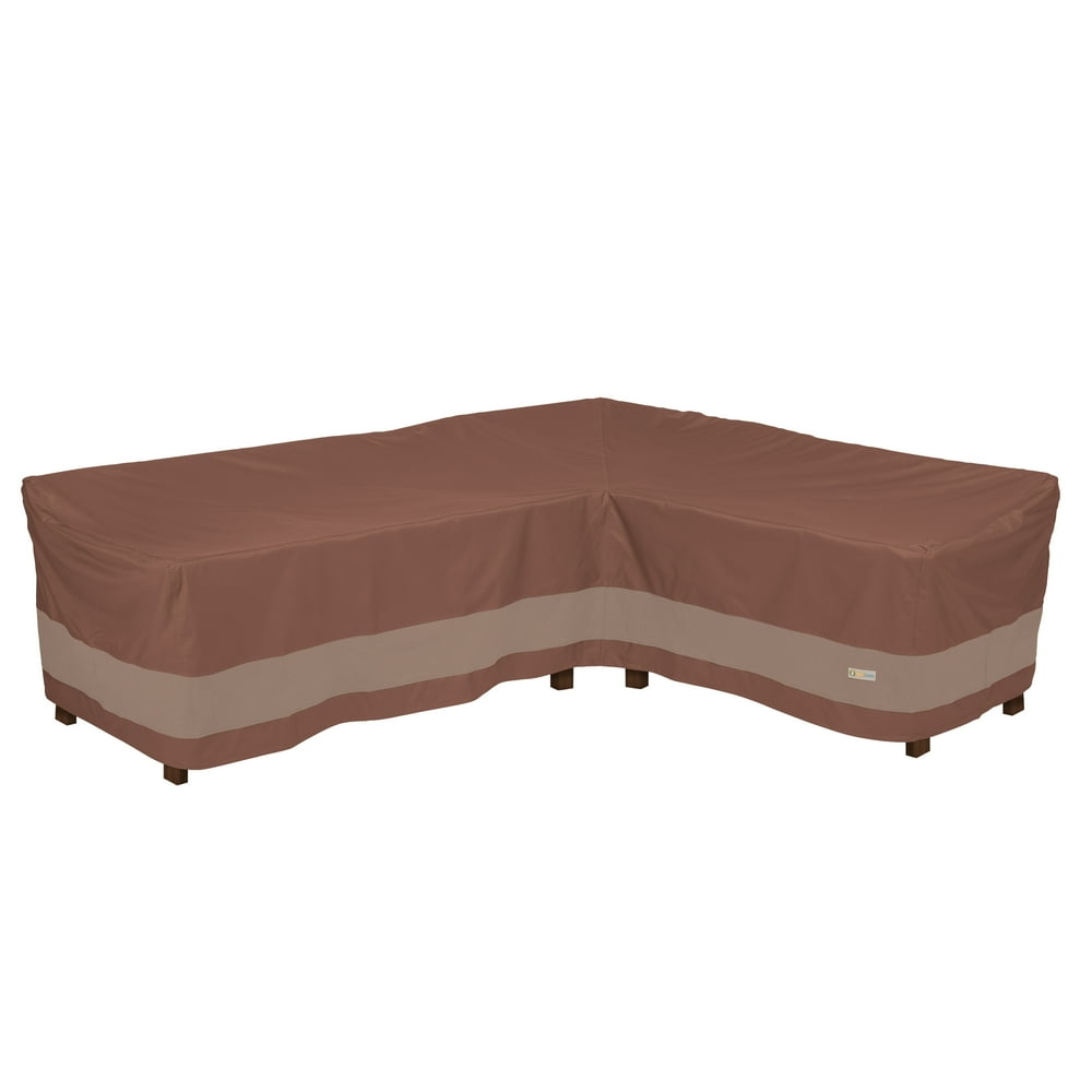 Duck Covers Ultimate Waterproof 104 Inch Patio RightFacing Sectional