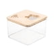 thumbnail image 1 of Caja de baño de arena transparente para hámster, baño para erizo, jerbo y chinchilla. cuadrado, 1 of 9