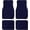 Blue, variant on Floor Mats 4Pcs JDM Racing Plush Floor Mat Checkers Vehicle Front Rear Carpets Universal Car Floor Carpet Rugs Non-Slip Car Decoration Lightweight(White)