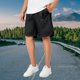 thumbnail image 2 of Pantalones cortos de cuadros de secado rápido para hombre - Pantalones deportivos cargo de 5/4 - Cintura ajustable de poliéster - Tallas XL-XXXXXXL para actividades al aire libre/playa, 2 of 8