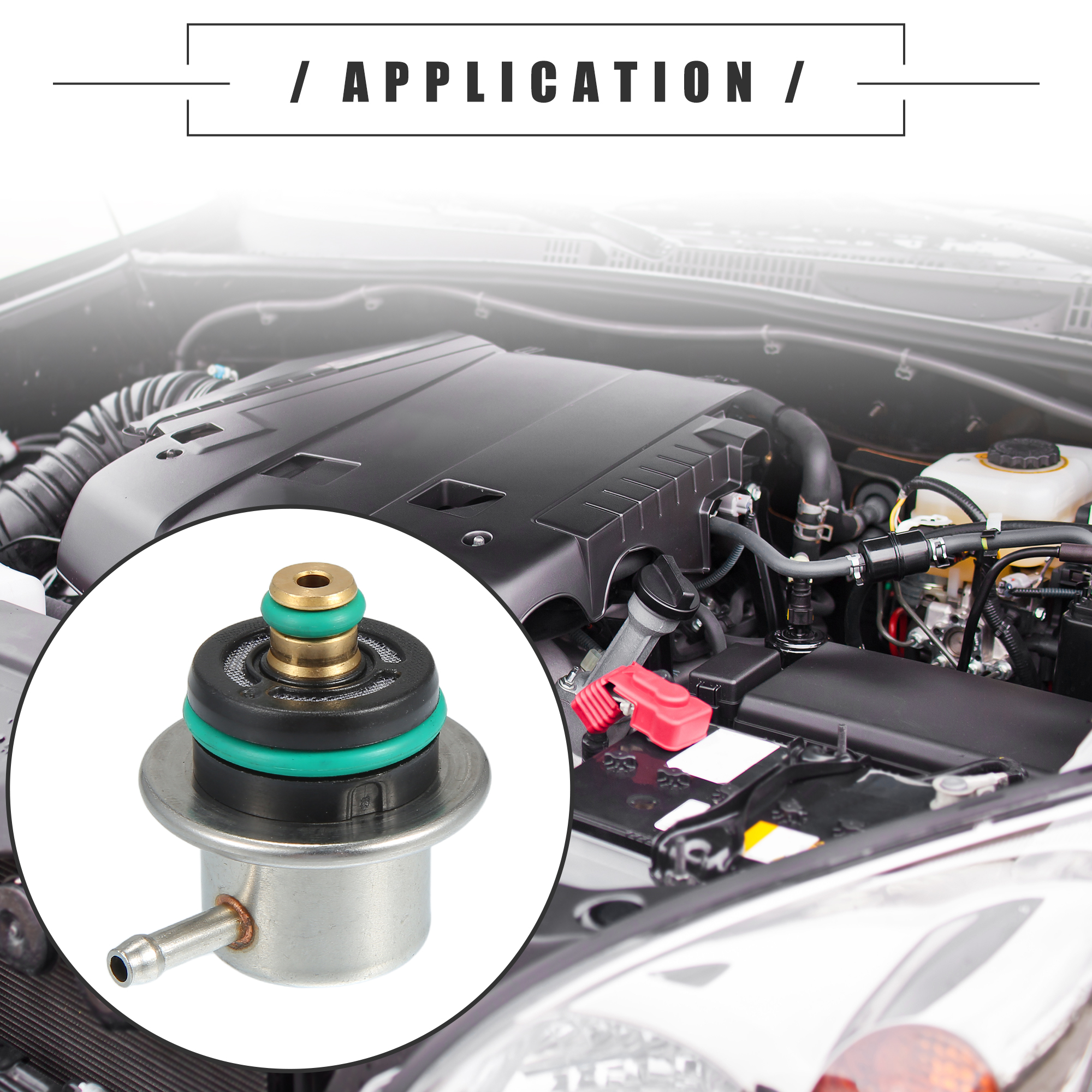 Unique Bargains Fuel Injection Pressure Regulator for Buick Park Avenue 1995-2005 Metal