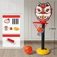 thumbnail image 6 of Adjustable Height Standing Basketball Hoop for Indoor and Outdoor Play - Kids Basketball Stand with Hanging Backboard & Sports Shooting Frame Toy for 𝗕𝗼𝘆𝘀 𝗮𝗻𝗱 𝗚𝗶𝗿𝗹𝘀, 6 of 9