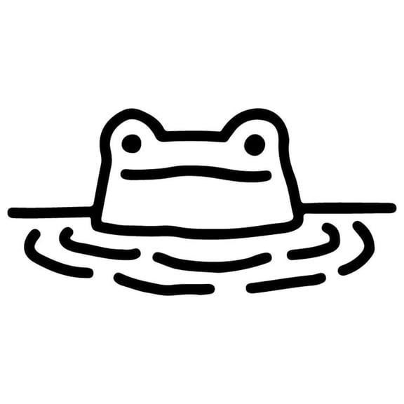 Vinyl Wall Art Decal - Cute Frog - 13" x 27" - Trendy Inspirational Quote Animal Design Sticker for Children Bedroom Home Baby Nursery Daycare Kids Room Décor