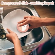 TIMIFIS Sponges Kitchen Compressed Wood Pulp Dishwashing Sponge, Cute Dual-Sided Kitchen Cleaning Sponges, Non-Scratch Dish Washing Household Cleaning Sponges For Kitchen -
