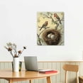 thumbnail image 2 of ERAPDAUR  Birds Pictures Wall Decor Spring Hummingbird Canvas Wall Art Farmhouse Bird Botanical Art Prints Bird Nest Eggs Poster Birds Themed Vintage Art for Bedroom Living Room 16x20 in, 2 of 5