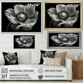 thumbnail image 4 of Designart "Monochrome Misty Poppies" Poppies Wall Decor, 4 of 7