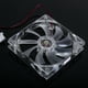 thumbnail image 5 of Destornillador Luz LED CPU Ventilador de refrigeración Computadora PC Caja transparente Quad 12CM Disipador de calor Verde Hugtrwg  Para estrenar, 5 of 6