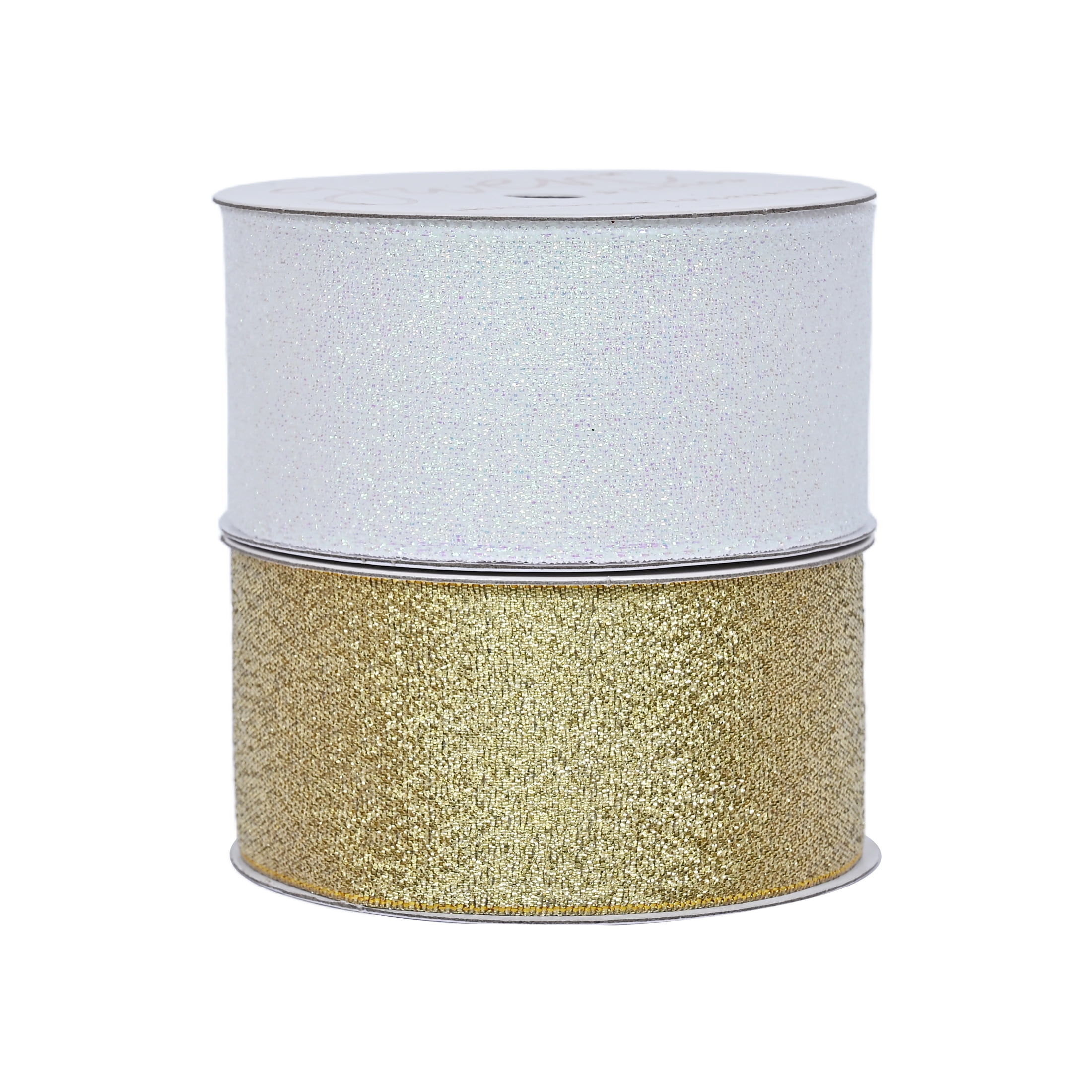 Gwen Studios 1.5" Metallic Gold Galena Ribbon, 3 yards