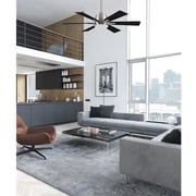 Harbor Breeze Bradbury Brushed Nickel 48-in LED Indoor Ceiling Fan (6-Blade)