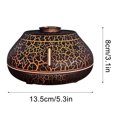 thumbnail image 2 of Colorful Simulation Flame Aromatherapy Machine Desktop Humidifier Household Diffuser Machine, 2 of 5