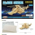 thumbnail image 2 of Puzzled Black Shark Helicopter Wooden 3D Puzzle 84 Interlocking Pieces Aircraft Woodcraft Construction Kit Easy to Build Chopper Gift w/ Instructions Inside Assembly Size 12''Lx10.5''Wx4.5''H, 2 of 7