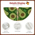 thumbnail image 5 of Kll Big Colorful Avocados Christmas Tree Skirt 48",Party Decorations Farmhouse For Christmas Decorations Holiday Party, 5 of 8