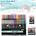 thumbnail image 2 of Colorful Gel Pen Set Watercolor Marker Pastel Glitter Draw Paint USA, 2 of 10