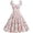 *White, variant on ClodeEU Women's Floral Print Spaghetti Strap Dress ,Sleeveless V-Neck Knee Length Dress White,Womens Plus XL