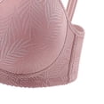 thumbnail image 3 of Squevariel Women's Solid Color Soft Bra Fashion Supportive Full Cup Bra Wireless Push-Up Bra, 3 of 4