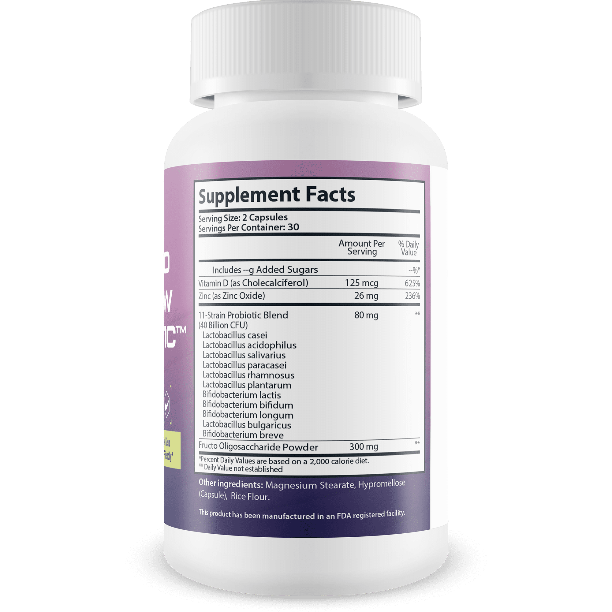 KETO FLOW PROBIOTIC - Premium Probiotics & Prebiotics - Keto Friendly Probiotic Formula - 40 Billion CFU - Promote Healthy Gut Biome - Immune Support & Digestive Support - Aid Energy, Bloating Relief