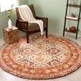 thumbnail image 2 of SAFAVIEH Aspen Elwin Oriental Area Rug, Brown/Purple, 7' x 7' Round, 2 of 8