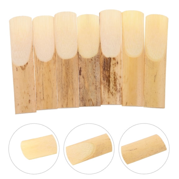 ibasenice 10 Pcs Saxophone Reeds for Performance Beginner Saxophone Reeds Beige