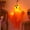 Orange, variant on TETOU Halloween LED Hanging Ghosts, 19.68" Cute Glowing Flying Ghost for Halloween Party Front Yard Patio Lawn Garden Holiday Decor - Orange