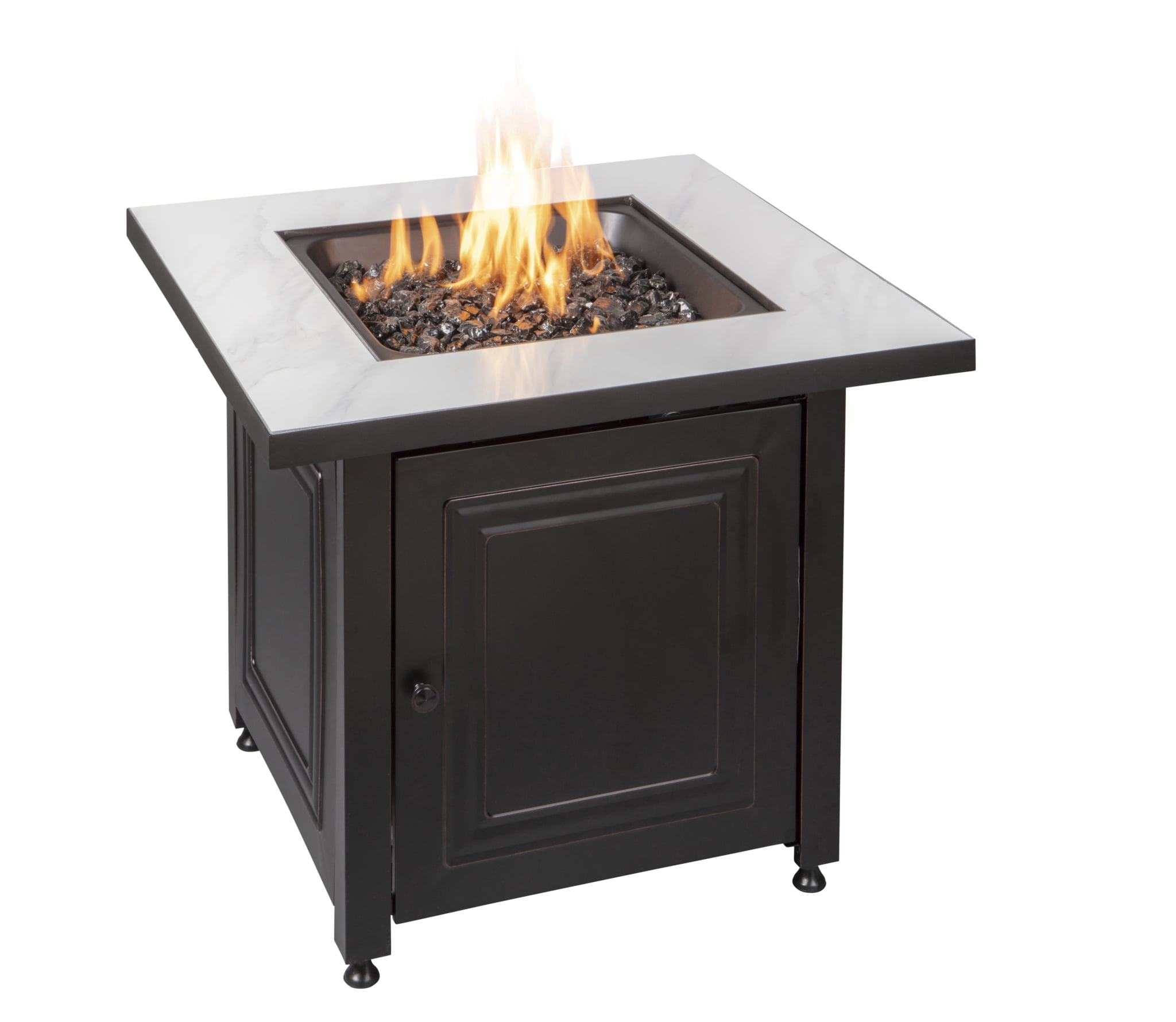 Blue Rhino GAD15261SP Fire Pit LP Gas Table Black, Beige