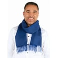 thumbnail image 4 of Inca Fashions - Classic Alpaca Scarf for Men & Women – Timeless Unisex Winter Scarf | Azure, 4 of 6