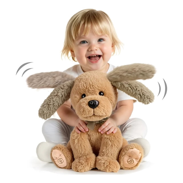 Cachorro Perro Robot Peluche Canta Mueve Orejas Baila - Perro - Marrón