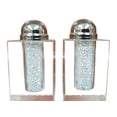 thumbnail image 1 of Salt and Pepper Shaker Set - Crystal Designed with Crushed Stones, 1 of 3