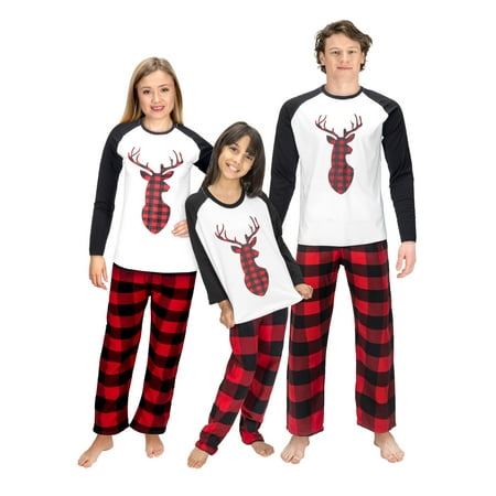 

Christmas Family Matching Pajama Set Pjs Nightdress Deer Print Merry Christmas ELf Pyjama Size: Women s XL Color: Deer
