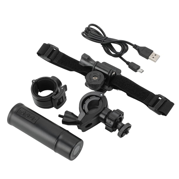 Cámara para deportes al aire libre PC 120 grados Gran angular Grabación 1080P Cámara deportiva Visualización en tiempo real 1000mah Impermeable para casco ANGGREK Otros