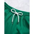 thumbnail image 5 of Xnihocha Kids Boys Drawstring Elastic Waistband Training Running Cycling Shorts Built-in Leggings Green XS, 5 of 7
