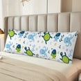 thumbnail image 5 of Naloa Cartoon Sea Creatures Super Soft 20x60 Body Pillow Case,Long Side Hidden Zipper（PILLOWS ARE NOT INCLUDED）, 5 of 6
