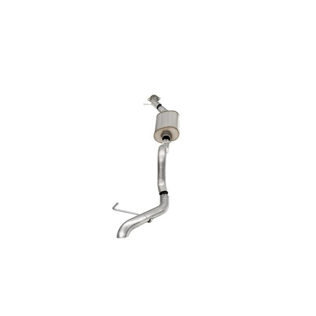 Fits 2021-2023 Ford Bronco Corsa Performance Exhaust System Kit 21203 Sport Cat Back System; Stainless Steel; With Muffler; 2-3/4 Inch Pipe Diameter; Single Exhaust With Single Exit; Single Rear Exit
