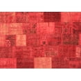 thumbnail image 1 of Ahgly Company Indoor Rectangle Patchwork Orange Transitional Area Rugs, 5' x 7', 1 of 1