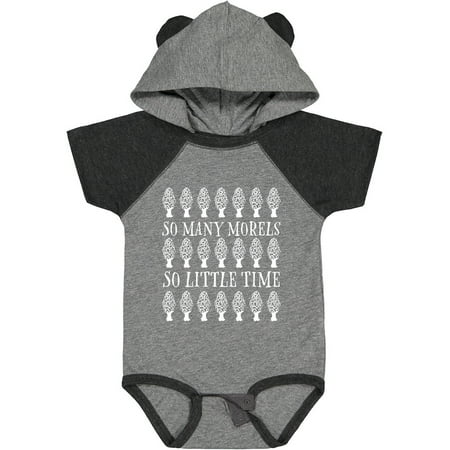 

Inktastic So Many Morels So Little Time- Mushroom Hunting Gift Baby Boy or Baby Girl Bodysuit