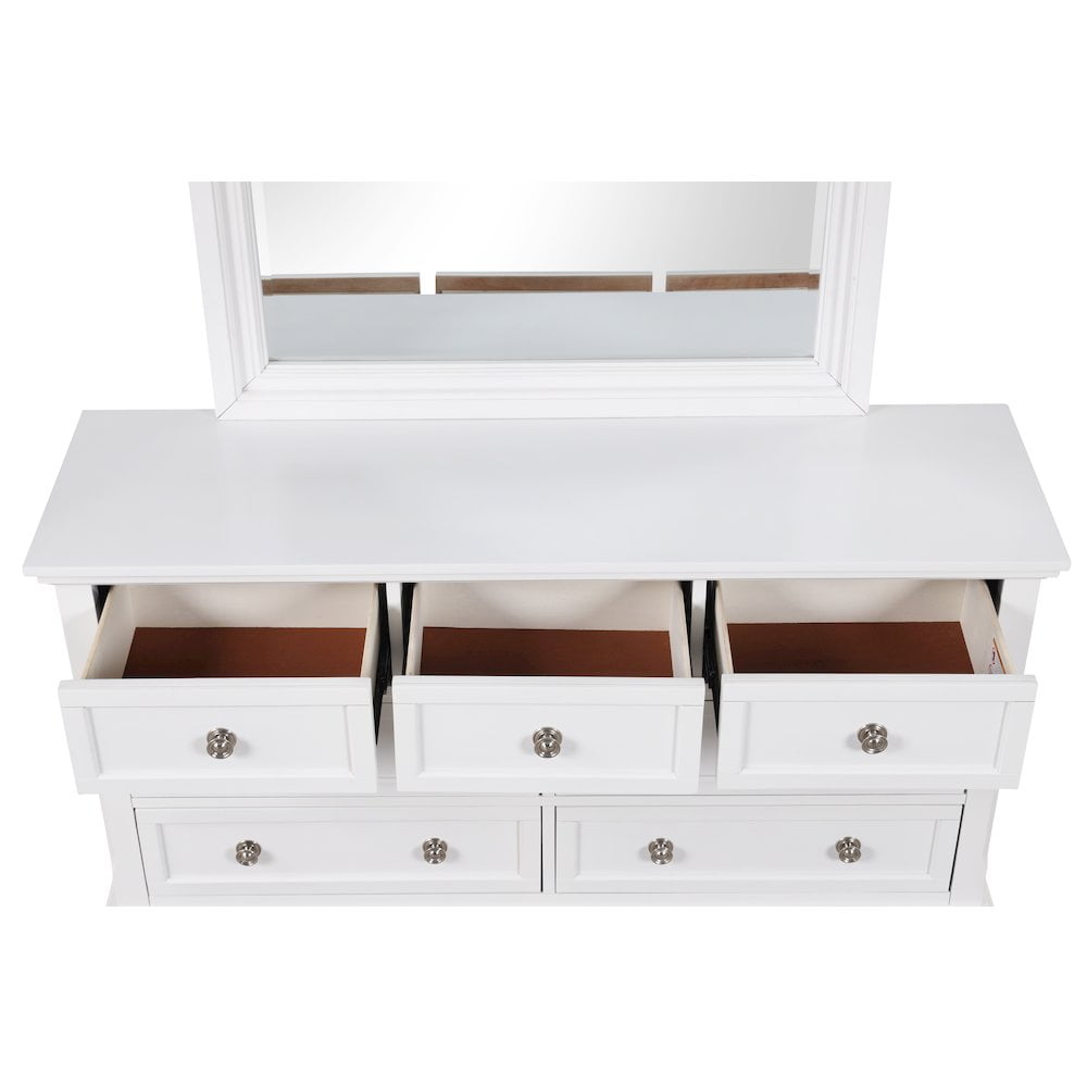 Glory Furniture Meade Dresser in White Color