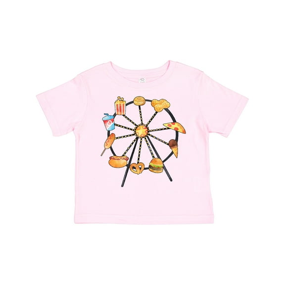 Inktastic Ferris Wheel with Snacks Boys or Girls Toddler T-Shirt