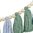 thumbnail image 6 of Boho Tassel Garland with Wood Bead Earth Toned Rainbow Garland for Classroom Nursery Party Kids Bedroom Room Dorm A, 6 of 6