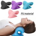 thumbnail image 2 of Neck Shoulder Stretcher Relaxer Cervical Chiropractic Traction Device Pillow For Pain Relief Cervical Spine Neck Alignment Gifts, 2 of 4